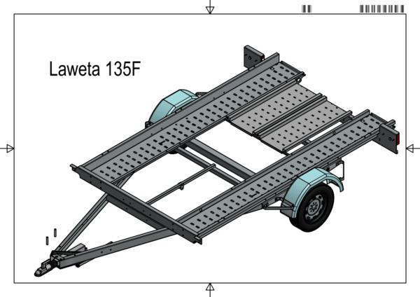 Laweta samochodowa 135F, DMC=1350kg - obrazek 3