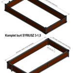 Komplet burt SYRIUSZ 3-1,5