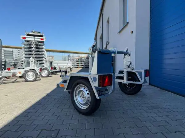 Przyczepa do przewozu bębnów kablowych 750kg - obrazek 8