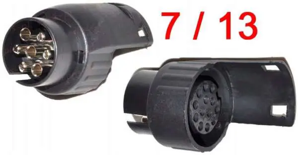 PRZEJŚCIÓWKA ADAPTER REDUKCJA GNIAZDA HAK 7/13 PIN